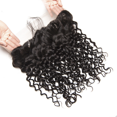 Χωρίς χύσιμο Remy Hair Kinky Straight Lace Closure για Straight Kinky Hair Επέκτασης