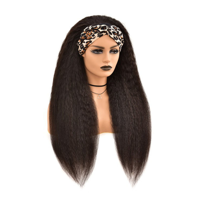 Ελβετικό δαντέλο βασικό υλικό Remy Hair Grade Human Straight Hair Headband Peric για μαύρες γυναίκες