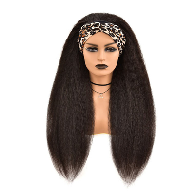 Ελβετικό δαντέλο βασικό υλικό Remy Hair Grade Human Straight Hair Headband Peric για μαύρες γυναίκες