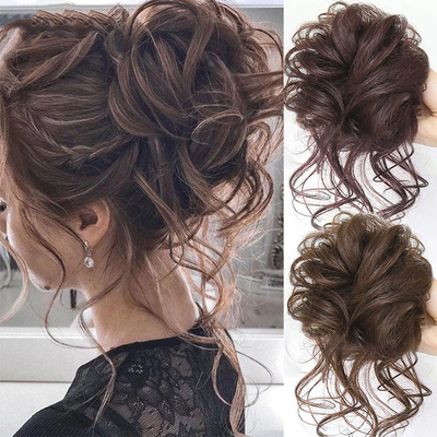 Ελαφριά συνθετικά μαλλιά πλεγμένα Chignon για τα πρότυπα 0,02kg