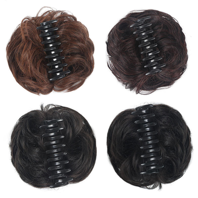 Αποδεκτό OEM/ODM Συνθετικό Donut Μαλλιά Messy Bun Για Hair Piece Επέκτασης Chignon