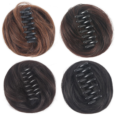 Αποδεκτό OEM/ODM Συνθετικό Donut Μαλλιά Messy Bun Για Hair Piece Επέκτασης Chignon