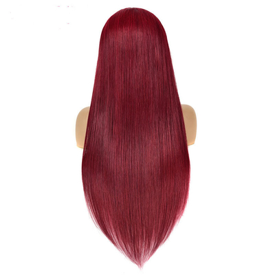 250g-450g Custom Logo Straight Lace Front Human Hair Wig με καπέλο Μέγεθος Μέσο μέγεθος