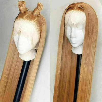 250g-450g Custom Logo Straight Lace Front Human Hair Wig με καπέλο Μέγεθος Μέσο μέγεθος
