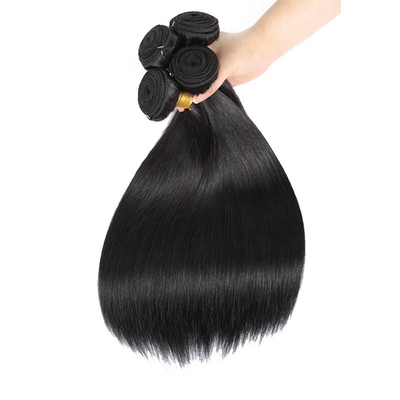 Πλήρης κουτίκουλα Remy Hair Extension Weaves Bundle Vendor Ινδική Καμπότζη φυσική ευθεία