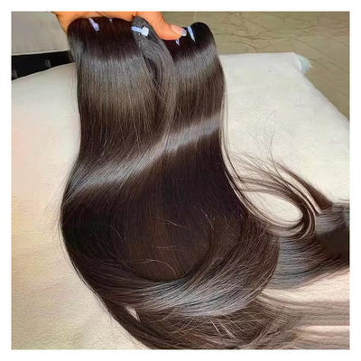 0.2kg Remy Hair Bone Straight And Curly Raw Περουβιανές Ινδικές Διεύρυνσεις Μαλλιών