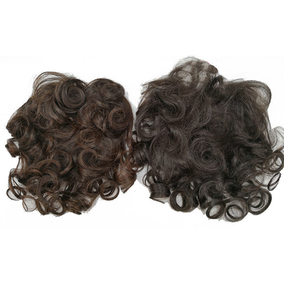Πλήρης κάλυψη και στυλ σγουροκέφαλο Remy hair toppers με φυσικά ανθρώπινα μαλλιά της Βραζιλίας