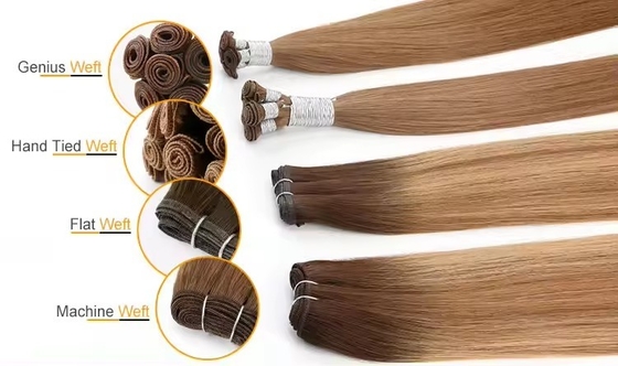 100% Remy μαλλιά παρθένα Genius Weft Raw ανθρώπινο μαλλί Bundle διάφορα στυλ Κατηγορία παρθένα μαλλιά