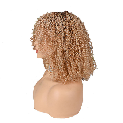 250% πυκνότητα Afro Kinky Short Curly Pixie Κόψτε ανθρώπινες τρίχες περούκες για μαύρες γυναίκες από πάνω