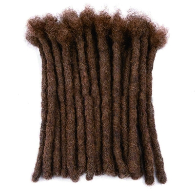 Ανθρώπινα μαλλιά επέκταση Dreadlocks στυλ με σγουρά άκρα Μαύρα μαλλιά στυλ Dreadlocks