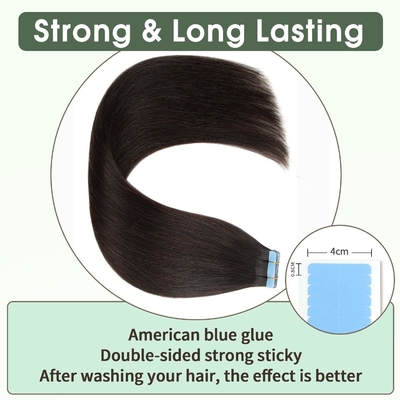 100% Remy Raw Human Hair Tape-In Hair Extension από με 60% μεγαλύτερη αναλογία μαλλιών