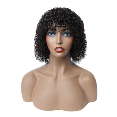Ελβετική δαντέλα βασική σύντομη Pixie Cut περούκες για μαύρες γυναίκες Raw Βραζιλία παρθένα Afro Curly