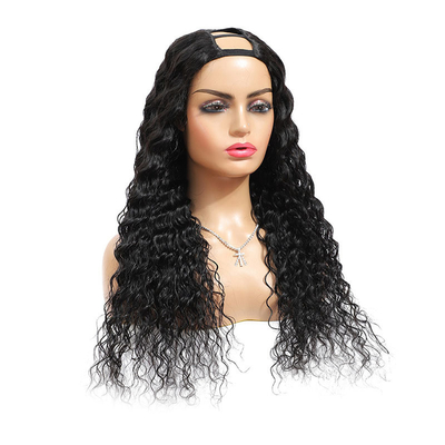 U Μέρος Βραζιλίας Virgin Machine Made Wig Προμηθευτής μαλακό και λαμπερό Κανένα μπέρδεμα Μέσο μέγεθος