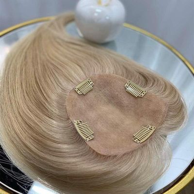 130% πυκνότητα παρθένων μαλλιών από μετάξι, με βάση τα ανθρώπινα μαλλιά.