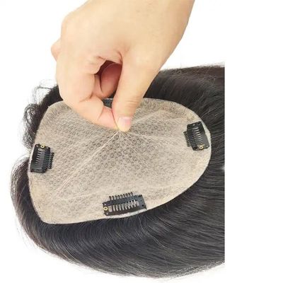 130% πυκνότητα παρθένων μαλλιών από μετάξι, με βάση τα ανθρώπινα μαλλιά.