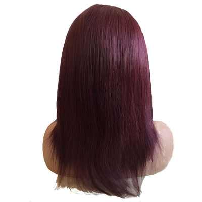 100% ανθρώπινα μαλλιά Βραζιλία 99J Ombre Full Lace Perig Ελβετία 360 Lace Μπροστά 10-24 ίντσες Διαφανής HD