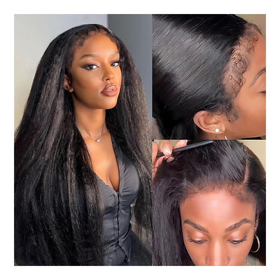 Yaki Bone Straight Lace Μπροστά Βιετναμέζικο Raw Βιετναμέζικο Human Hair Wig