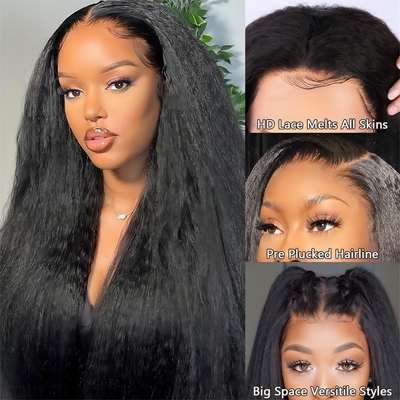 Yaki Bone Straight Lace Μπροστά Βιετναμέζικο Raw Βιετναμέζικο Human Hair Wig