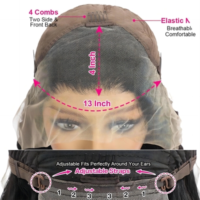 Yaki Bone Straight Lace Μπροστά Βιετναμέζικο Raw Βιετναμέζικο Human Hair Wig
